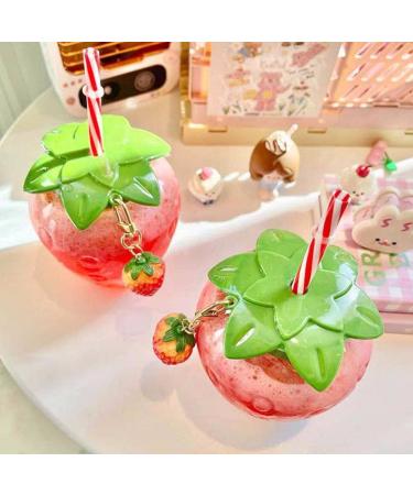 XYAA Cute Strawberry Sippy Cup - Sweet Girl's Convenient Drinkware - Buy Online on GoSupps.com