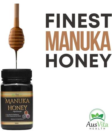 Ausvita Certified Manuka Honey MGO 250+ (UMF10+) 500g - Buy Online on GoSupps.com