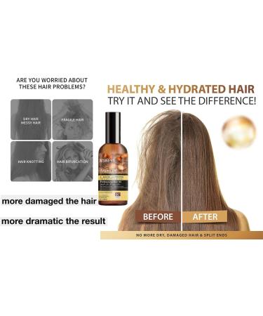 Cold Pressed Argan Oil Hair Serum - Healing Weightless Treatment for Dry Damaged Hair - Buy Online on GoSupps.com