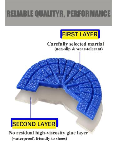 Sole Protector: Strong Self-Adhesive Shoe Heel Repair Plates - Non-Slip Heel Pad for Men and Women - Upgraded Version - 9.5-10.5 - Buy Online on GoSupps.com