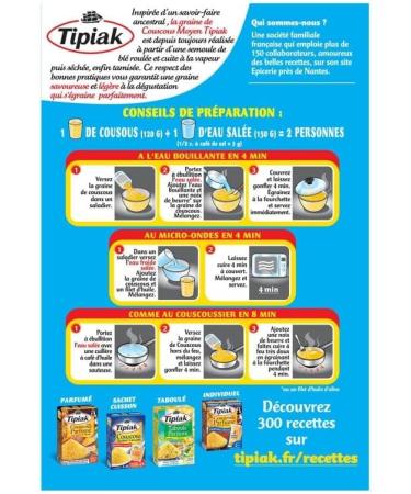 TIPIAK - Couscous Moyen 1Kg - La tradition dun f culent incontournable - 1000g de d lice - Lot De 4 - Buy Online on GoSupps.com