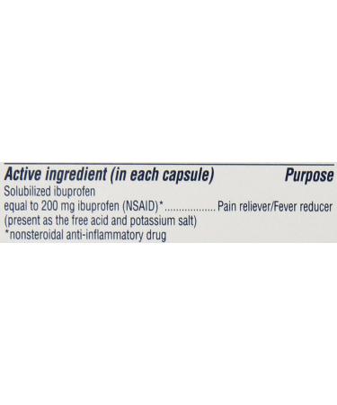 Advil Liqui-Gels 240ct - 200mg Ibuprofen Pain Reliever & Fever Reducer - Buy Online on GoSupps.com