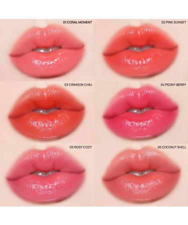 YNM Candy Gloss Balm 04 Peony Berry - K-Beauty Tinted Lip Balm | Glossy Moisturizing Non-Sticky Long-Lasting | 5 Colors Available (3g - Buy Online on GoSupps.com