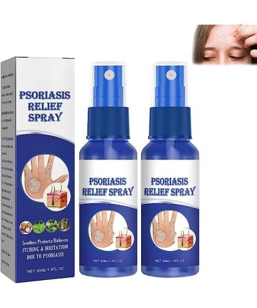 BIVOO Psoriasis Repair Spray Herbal Psoriasis Treatment Spray for Skin Plaque Psoriasis Herbal Psoriasis Treatment Spray (Size : 2pcs)