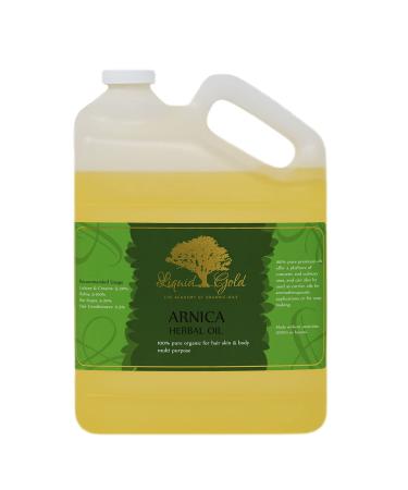 1 Gal. PREMIUM Arnica Herbal Oil 100 Pure & Organic for Skin Hair and Health Care