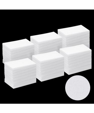 500PCS Nail Polish Remover Lint Free Nail Wipes Super Absorbent Gel Nail Polish Remover Cotton Pads for Acetone Nail Polish Remover Nail Wipes for Acrylic Gel Nails Clean White