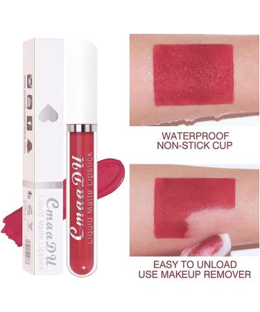 Baorder 8 Pcs Matte Liquid Lipstick Set Waterproof Long Lasting Antistick Cup Nude Lip Gloss for Women 24 Hour Highly Pigmented Lip Gloss Set - Buy Online on GoSupps.com