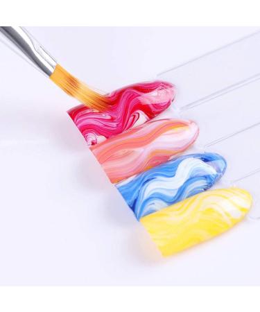 Buy Bontannd Gradient Nail Brush - UV Gel Painting Pen with Black Wooden Handle for Stunning Manicure Art | International Shipping Available - Buy Online on GoSupps.com