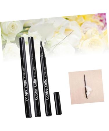 Beavorty 10 pcs Tool for Women Gel Cosmetics Smudge-proof Eyeliner Pen Dry Eye Black Fast Waterproof Liquid 1 count (Pack of 1) As Shownx2pcs - Buy Online on GoSupps.com