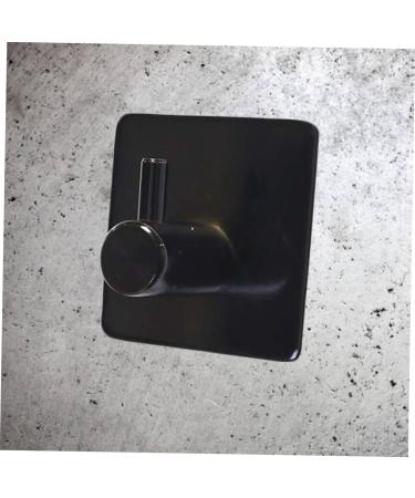 Alipis Stainless Steel Hooks Suction Hooks Wall Mount Single Hooks Hook up European Style Wall Hanging medium Black - Buy Online on GoSupps.com