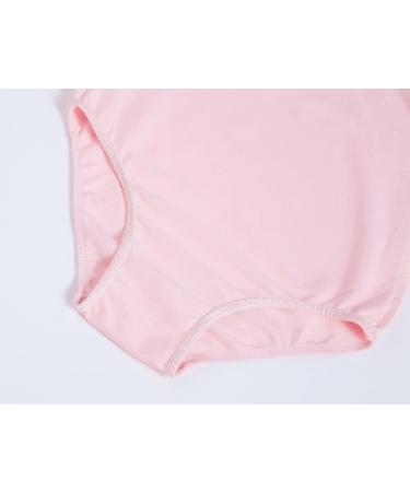 Domusgo Girls Gymnastics Long Sleeve Leotard in Pink, Black, Red | Soft Breathable Bodysuit for Ballet with Tutu Skirts | Size 3-4T - Buy Online on GoSupps.com