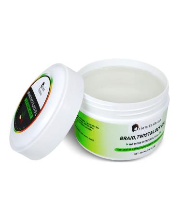 Orientfashion Locks Braid Gel - Extreme Hold for Braids, Locks, Twists, Cornrows | Smooths, Tames Frizz | No Flaking, Long Lasting Shine | Peach 8.8oz - Buy Online on GoSupps.com