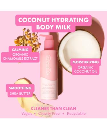 Kopari Hydrating Body Milk Lotion | Shea Butter & Chamomile | Vegan Moisturizer for Dry Skin | Fast Absorbing, Non-Greasy Formula - Buy Online on GoSupps.com