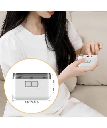 Electric Nail Clipper with Light 500mAh Rechargeable Automatic Nail Clipper with Nail Scraps Storage 2 Speed Low Noise Electric Nail Cutter Safety Automatic Nails Blanking Sanding for Adult - Buy Online on GoSupps.com