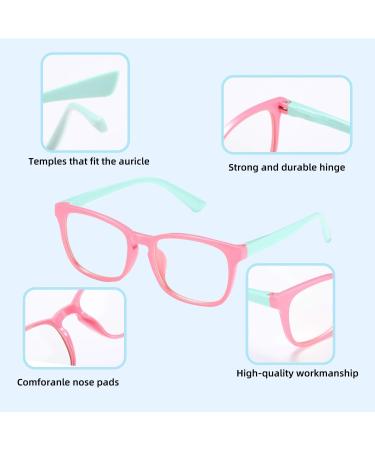 CHEERS DEVICES Blue Light Blocking Glasses for Kids & Teens | Unbreakable Anti-Glare Frames | 5 Pair Mix | Age 8-16 - Buy Online on GoSupps.com