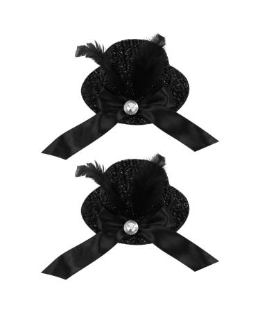 Elegant 2pcs Fascinator Hats | Pillbox Hair Clips for Weddings Parties & Celebrations | Flower Veil & Mesh Headbands - Buy Online on GoSupps.com