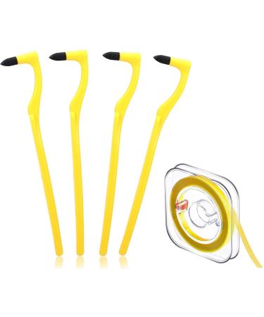 Eudsrodemy 4 pieces of tartar remover 1 piece of tooth sandpaper tartar remover person tooth cleaning tartar toothproof gearwheeler tartar remove polishing paste teeth