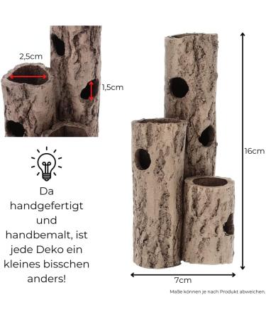 GarPet Aquarium Decoration - Shrimp Tribe Cave & Tube | Ideal for Shrimp Crab & Catfish Spawning - International Shipping Available - Buy Online on GoSupps.com