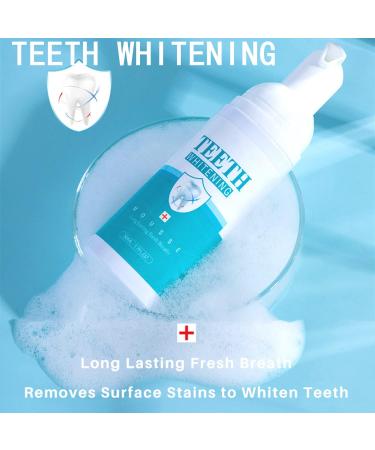 Teeth Whitening Mousse Foam - Fresh Breath Oral Care Toothpaste - Buy Online on GoSupps.com
