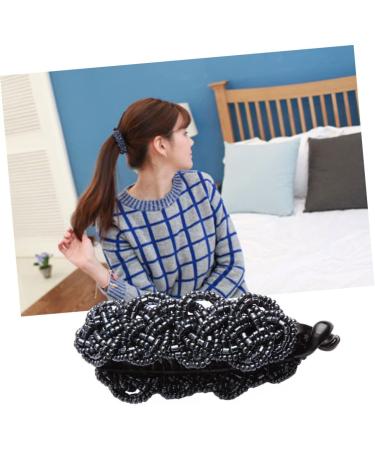 FRCOLOR Rhinestone Barrettes Bird clips combs for women Puff Clip french barrette clips French Barrettes black barrettes fashionable ponytail holder tail clip Pretty Ponytail Holder Clips - Buy Online on GoSupps.com