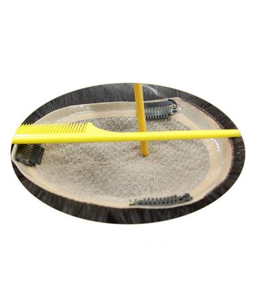 Real Hair Topper for Women - 14x14 cm Silk Topper with Clip-In Closure for Thin Hair - Off Black (40.6 cm) - Buy Online on GoSupps.com