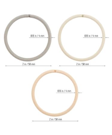 150 Pcs Blonde Hair Ties for Women - Elastic Hair Bands Ponytail Holders Ouchless No Damage Braided Girls - White 3 Shades of Blonde - Buy Online on GoSupps.com