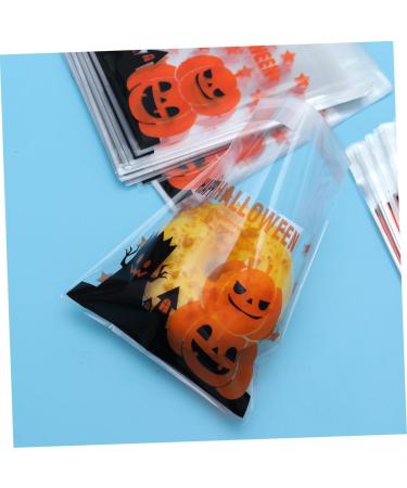 ifundom 200 Pcs Sweet Bags halloween party decoration spider treat bag Cellophane Treat Bags halloween party supplies popcorn bags cookie packaging bags cookie bag cute self adhesive bag - Buy Online on GoSupps.com