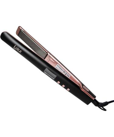 Buy Pink Pro 2-in-1 Straightener & Curling Iron Combo Titanium Travel Flat Iron with Adjustable Temperature | Fast Heating Hair Styling Tools - Buy Online on GoSupps.com