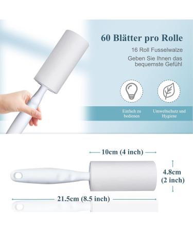 Buy Oiamker Lint Rollers - 16 Rolls Extra Sticky Ideal for Pet Hair & Clothing | Fast International Shipping - Buy Online on GoSupps.com