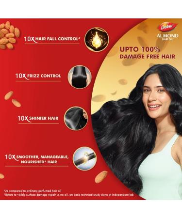 Dabur Almond Hair Oil 500ml - Nourishing & Strengthening for Healthy Hair | Buy Online Worldwide - Buy Online on GoSupps.com