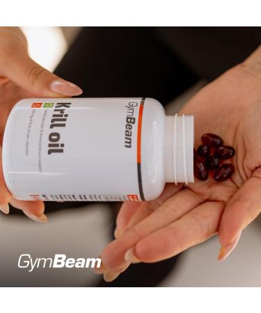  GymBeam GymBeam Omega-3 Krill Oil Capsules - High-quality source of EPA and DHA with antioxidant astaxanthin supports heart brain and vision 150 mg of EPA and 70 mg of DHA per capsule - Buy Online on GoSupps.com