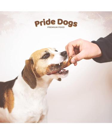 Cattle Head Skin - Premium Kausnack for Dogs | 100% German Beef | Odor-Neutral Bag | 20 cm Piece | 5kg - Pridedogs - Buy Online on GoSupps.com