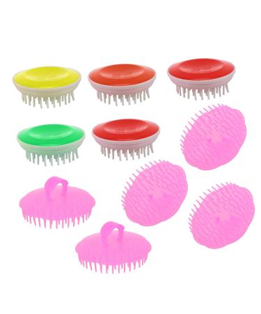 SewoAr 10st Shampoo brush hairbrush hairbrush shampoos scales scalp care clothes care clean cleaning brush massage brush head scraper brush clean care brush