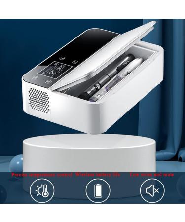 Portable Insulin Cooler BoxUSB Rechargeable Medical Incubator Mini Battery Car Fridge Intelligent Temperature Control - Buy Online on GoSupps.com
