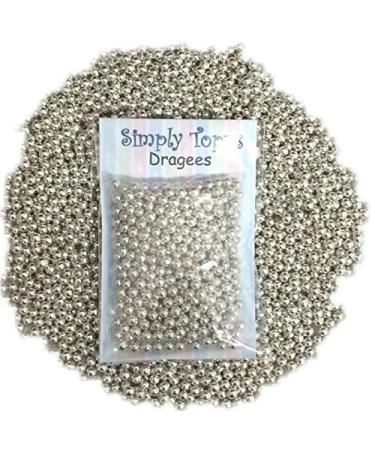 Silver Sugar Round 4mm Dragees 30g Great for Cake Decoration Kitchen & Home  - Buy Online on GoSupps.com