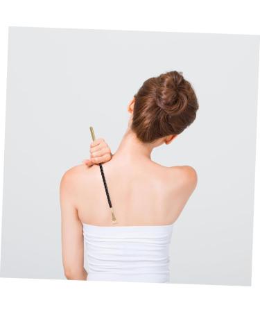 Magiclulu Wooden Back Scraper | Copper & Bamboo Massage Tool for Legs & Body | Perfect Scratch Relief for Men & Women - Buy Online on GoSupps.com