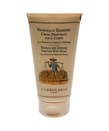 L Erbolario Vanilla and Ginger Perfumed Body Cream - Moisturizing Hydrating Cream for Dry Skin with Ginger and Vanilla Extracts - 5.07 oz - Shop Internationally - Buy Online on GoSupps.com
