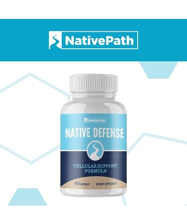 NativePath Native Defense - All-Natural Immune Support & Collagen Booster with Elderberry, Vitamin C, D & Zinc - 30-Day Supply - Buy Online on GoSupps.com