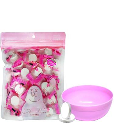 100 Pieces Compressed Disposable Facial Mask Sheets - DIY Skin Care + Free Mask Bowl - Buy Online on GoSupps.com