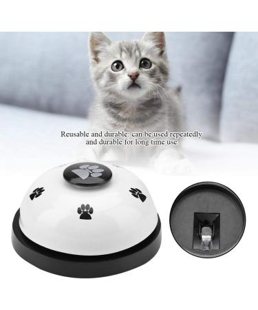 Youthink Iron Cartoon Pet Doorbell Interactive Toy for Dogs & Cats - Durable Non-Slip Base (White) - Buy Online on GoSupps.com