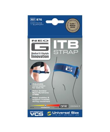 Neo-G ITB Band Knee Strap - Adjustable Compression Support for Jumpers Knee, Tendonitis, Joint Pain - Ideal for Basketball, Running, Soccer, Tennis - Class 1 Medical Device - Blue - Buy Online on GoSupps.com
