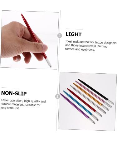 Hemoton 21 Pcs Metal Embroidery Pen Eyebrow Pencil Metal Pencil Makeup Tools Single Head Manual Pen Plastic - Buy Online on GoSupps.com