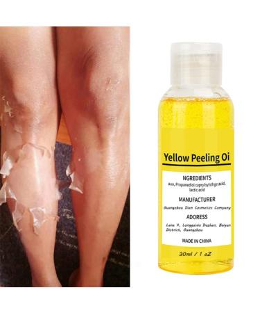 Natural Body Peeling Oil for Women - Moisturizing Yellow Peeling Butter & Scrub 50ml - Nourishing Skin Care for All Skin Types - Buy Online on GoSupps.com