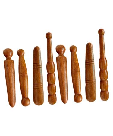 Lurrose 8 STK foot massager Hand tools Massage tools Massage tools Beauty tools Massage device for foot reflex zone massage Professional massage tab Skin care Red Birne Massage accessories mediumX2PCs such as shown