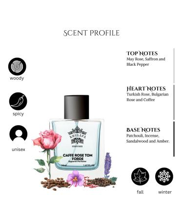 Caffe Rose Tom Forde Perfume For Men | Woody Aromatic Fragrances | Long Lasting Mens Perfume | Fragrance Sutaible for Any Occasion | Gift For Him - Buy Online on GoSupps.com