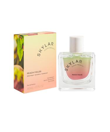 Skylar Peach Fields Eau de Parfum - Hypoallergenic & Clean Perfume for Women & Men Vegan & Safe for Sensitive Skin - Sweet Perfume with Notes of Mandarin Grapefruit White Peach - 50mL /1.7 Fl oz