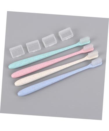 Healvian 6 Box Travel Toothbrush Set - Eco-Friendly Cap Included Perfect for Home & On-the-Go Dental Care - Buy Online on GoSupps.com