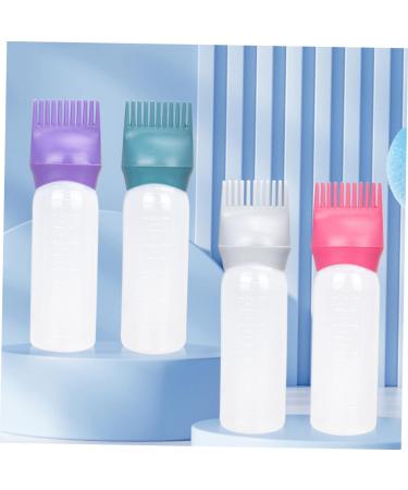 SOIMISS 6 pi ces Lot de Flacons Applicateurs pour Teinture et Huile Capillaire avec Peigne et chelle Gradu e Bouteilles R utilisables Plastique L ger pour Coloration des Racines  - Buy Online on GoSupps.com
