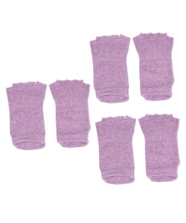FRCOLOR 3 Pairs of Women's Socks and Hosiery Winter Socks for Men Moisturising Socks Gripper for Men Skin Repairing Socks Gel Sock Spa Miss Non-Slip Socks Foot