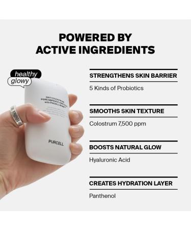 PURCELL 24/7 Colostrum Pore Defence Ampoule Face Mist - Glowy Poreless Skin Spray for All Skin Types - 1.85 fl oz - Buy Online on GoSupps.com